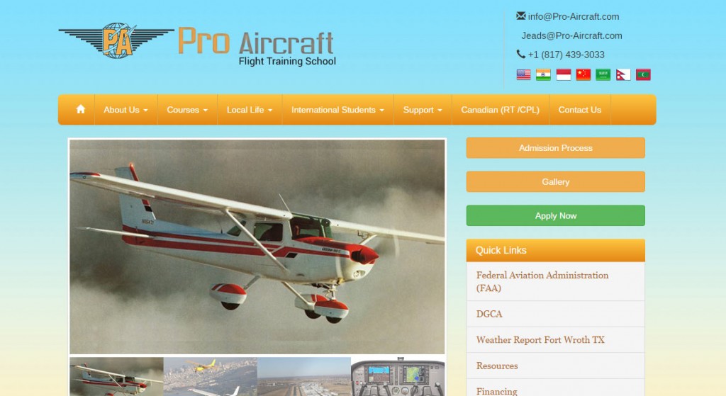 pro-aircraft-website